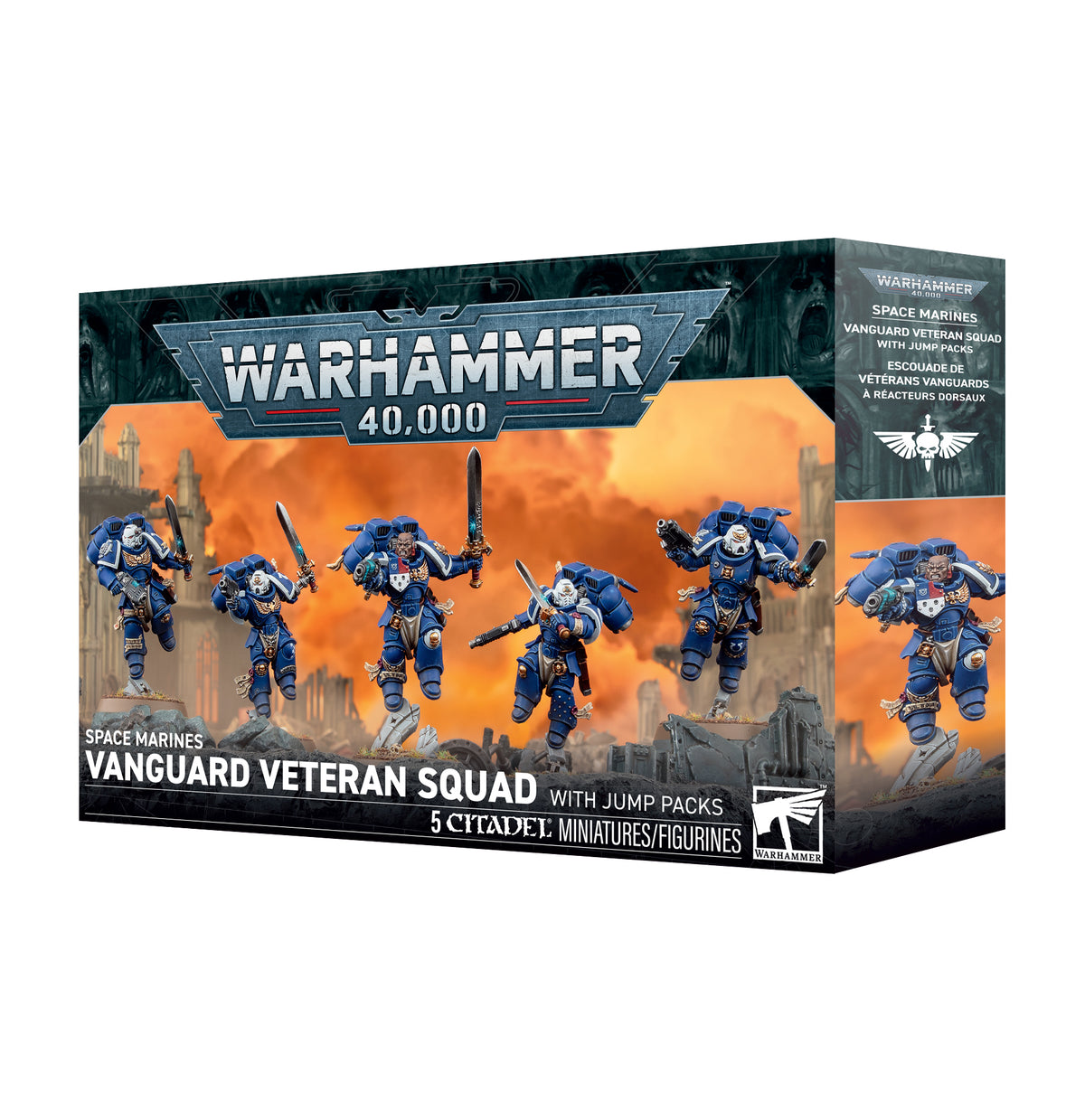 Warhammer 40,000: Space Marines Vanguard Veteran Squad with Jump Packs