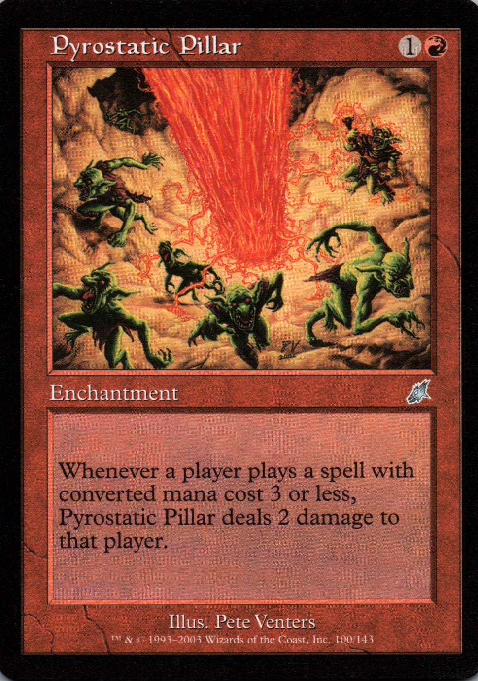 Pyrostatic Pillar - Scourge - 100 - Front