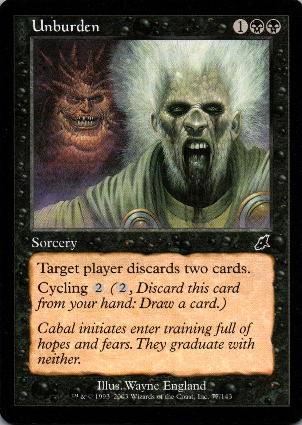 Unburden - Scourge - 77 - Front