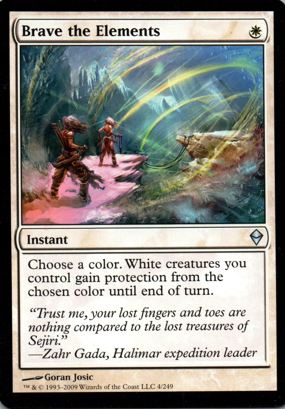 Brave the Elements - Zendikar - 4 - Front