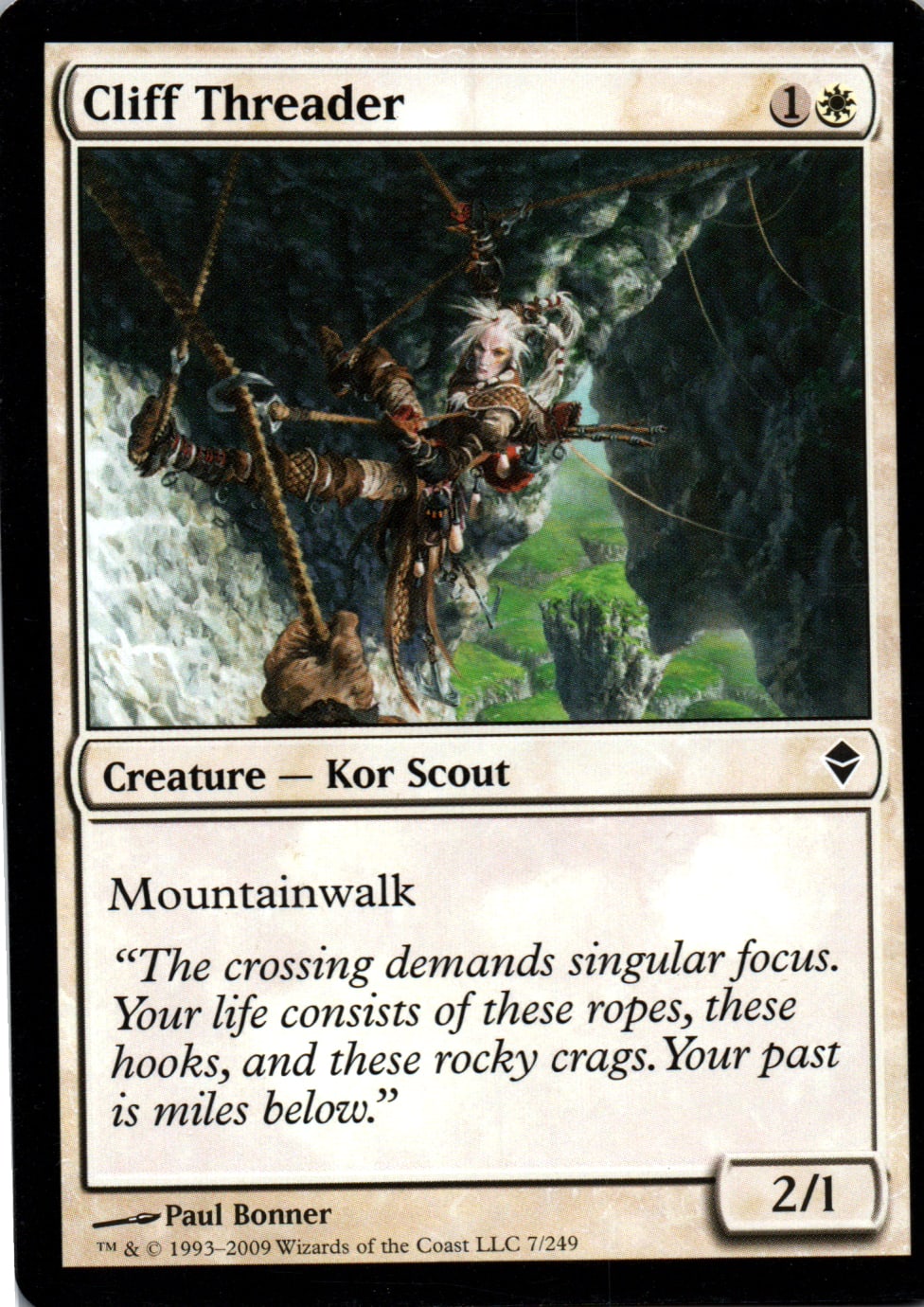 Cliff Threader - Zendikar - 7 - Front