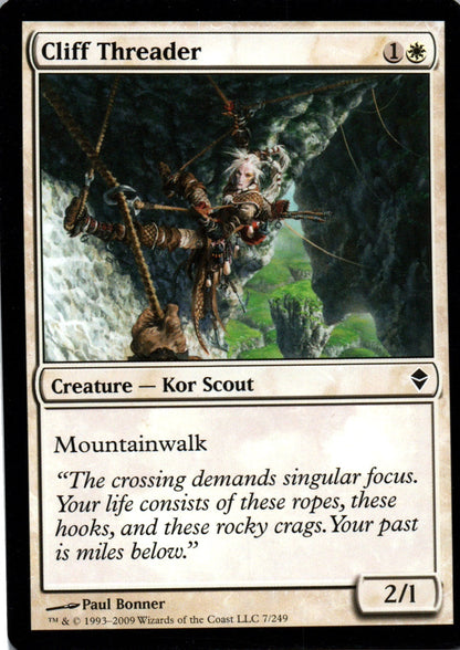 Cliff Threader - Zendikar - 7 - Front