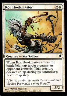 Kor Hookmaster - Zendikar - 20 - Front