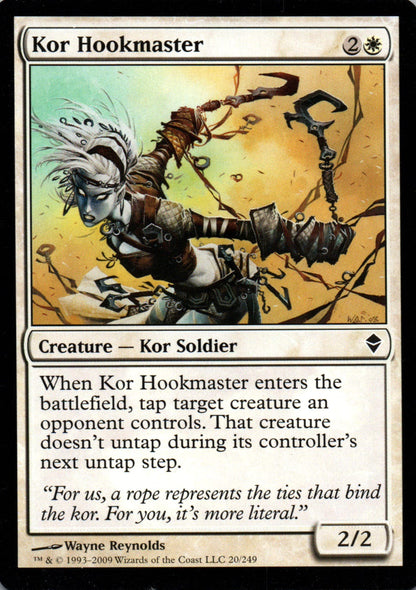 Kor Hookmaster - Zendikar - 20 - Front
