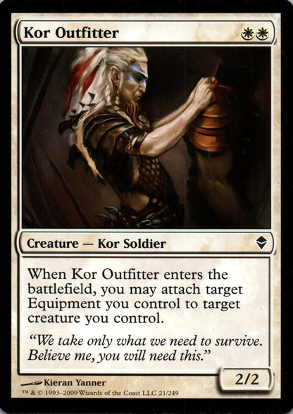 Kor Outfitter - Zendikar - 21 - Front