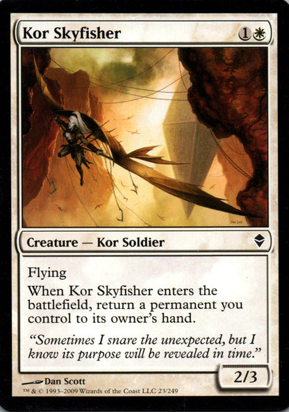 Kor Skyfisher - Zendikar - 23 - Front