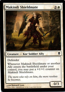 Makindi Shieldmate - Zendikar - 26 - Front