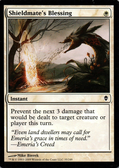 Shieldmate's Blessing - Zendikar - 35 - Front