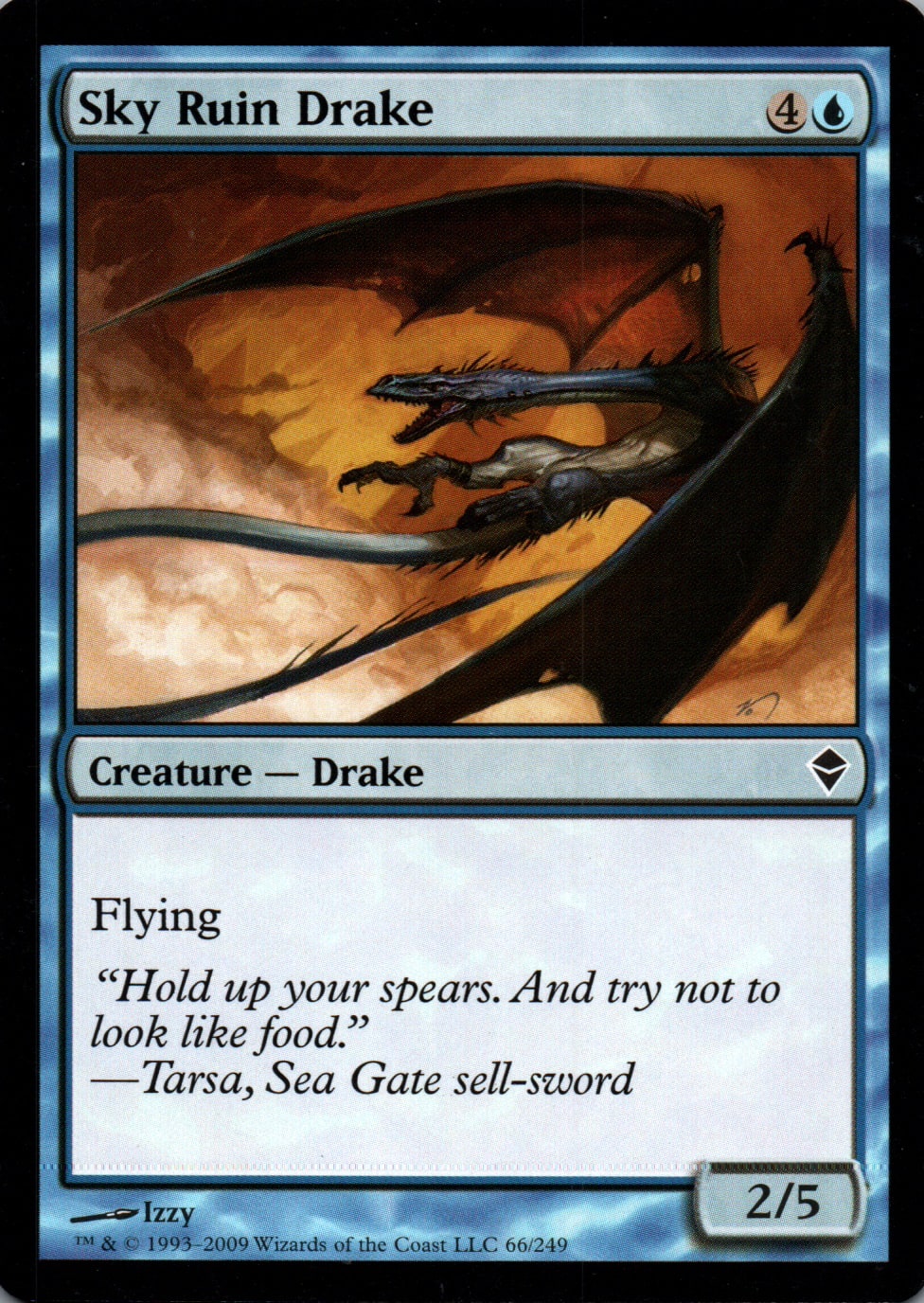 Sky Ruin Drake - Zendikar - 66 - Front