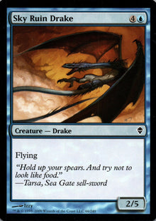 Sky Ruin Drake - Zendikar - 66 - Front