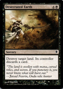 Desecrated Earth - Zendikar - 86 - Front