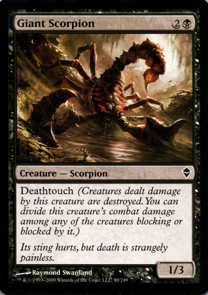 Giant Scorpion - Zendikar - 90 - Front