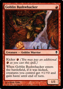 Goblin Bushwhacker - Zendikar - 125 - Front