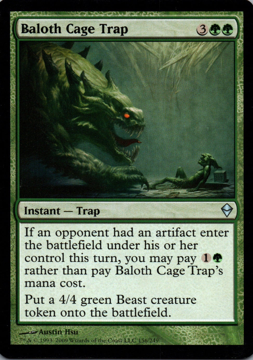 Baloth Cage Trap - Zendikar - 156 - Front