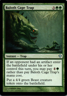 Baloth Cage Trap - Zendikar - 156 - Front
