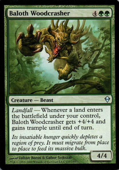 Baloth Woodcrasher - Zendikar - 157 - Front
