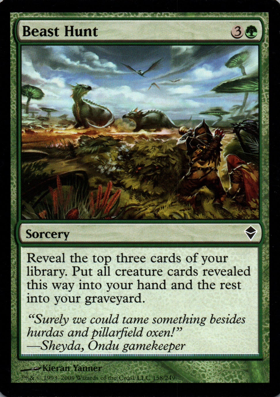 Beast Hunt - Zendikar - 158 - Front