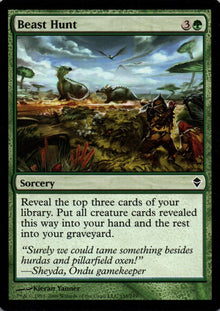 Beast Hunt - Zendikar - 158 - Front