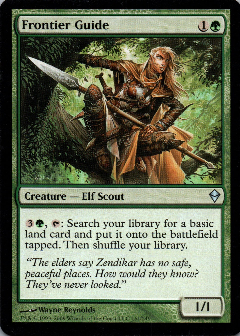 Frontier Guide - Zendikar - 161 - Front