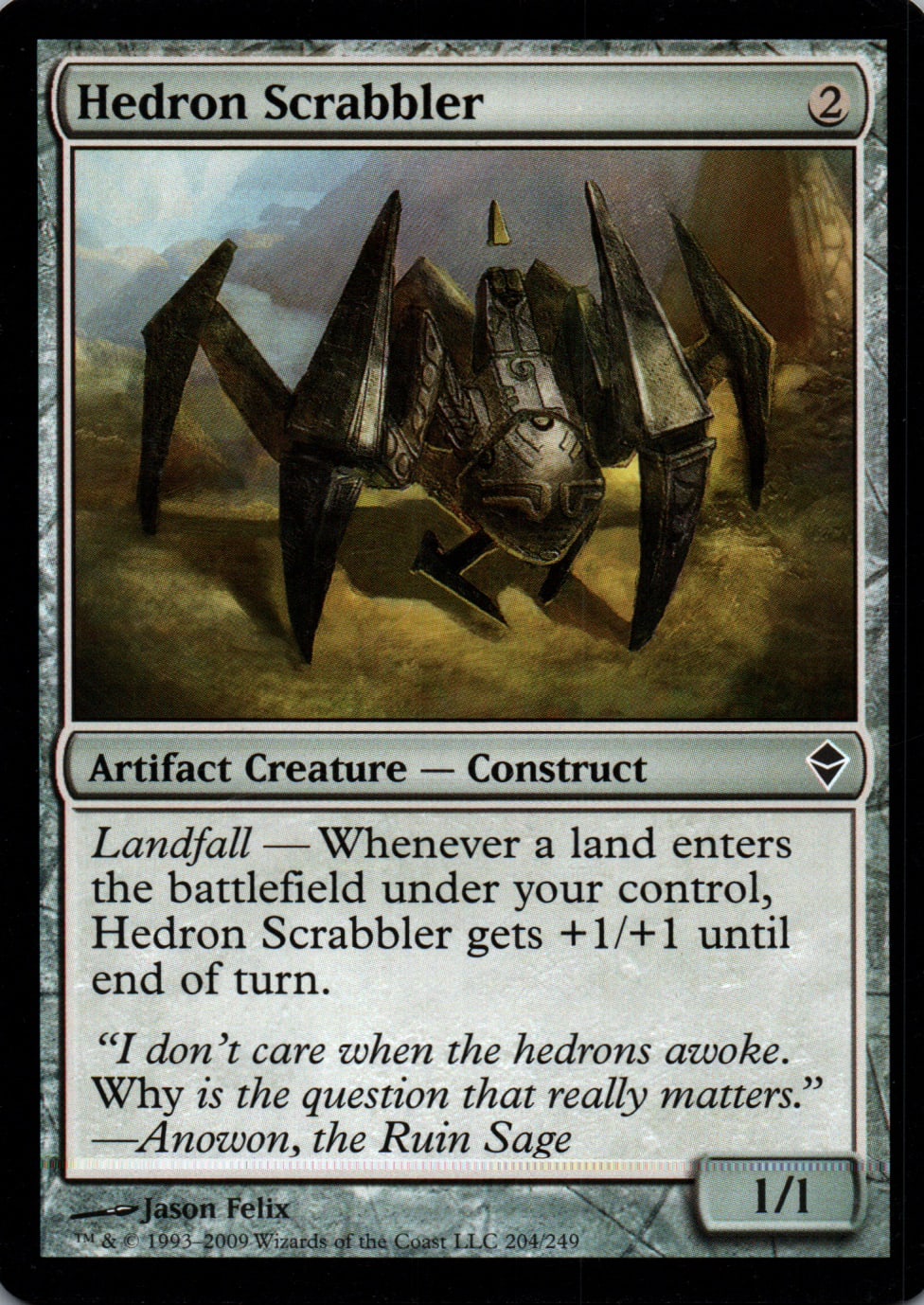Hedron Scrabbler - Zendikar - 204 - Front