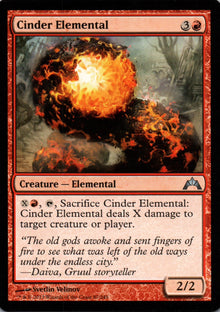 Cinder Elemental - Gatecrash - 87 - Front