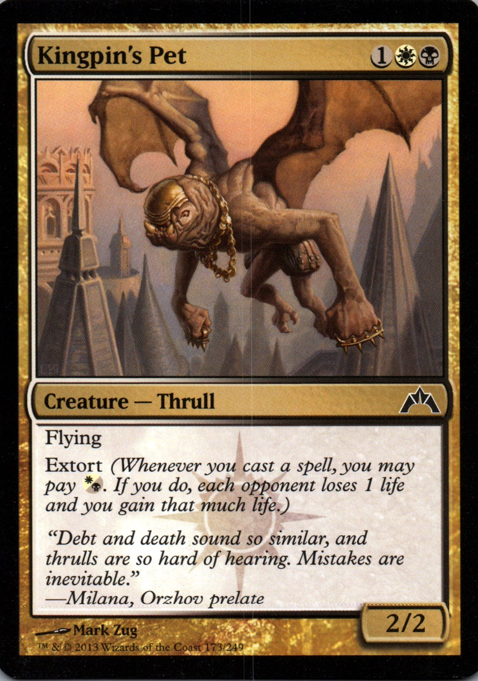 Kingpin's Pet - Gatecrash - 173 - Front