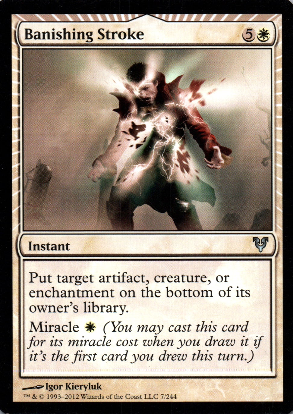 Banishing Stroke - Avacyn Restored - 7 - Front