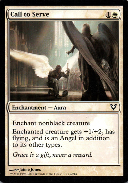 Call to Serve - Avacyn Restored - 9 - Front