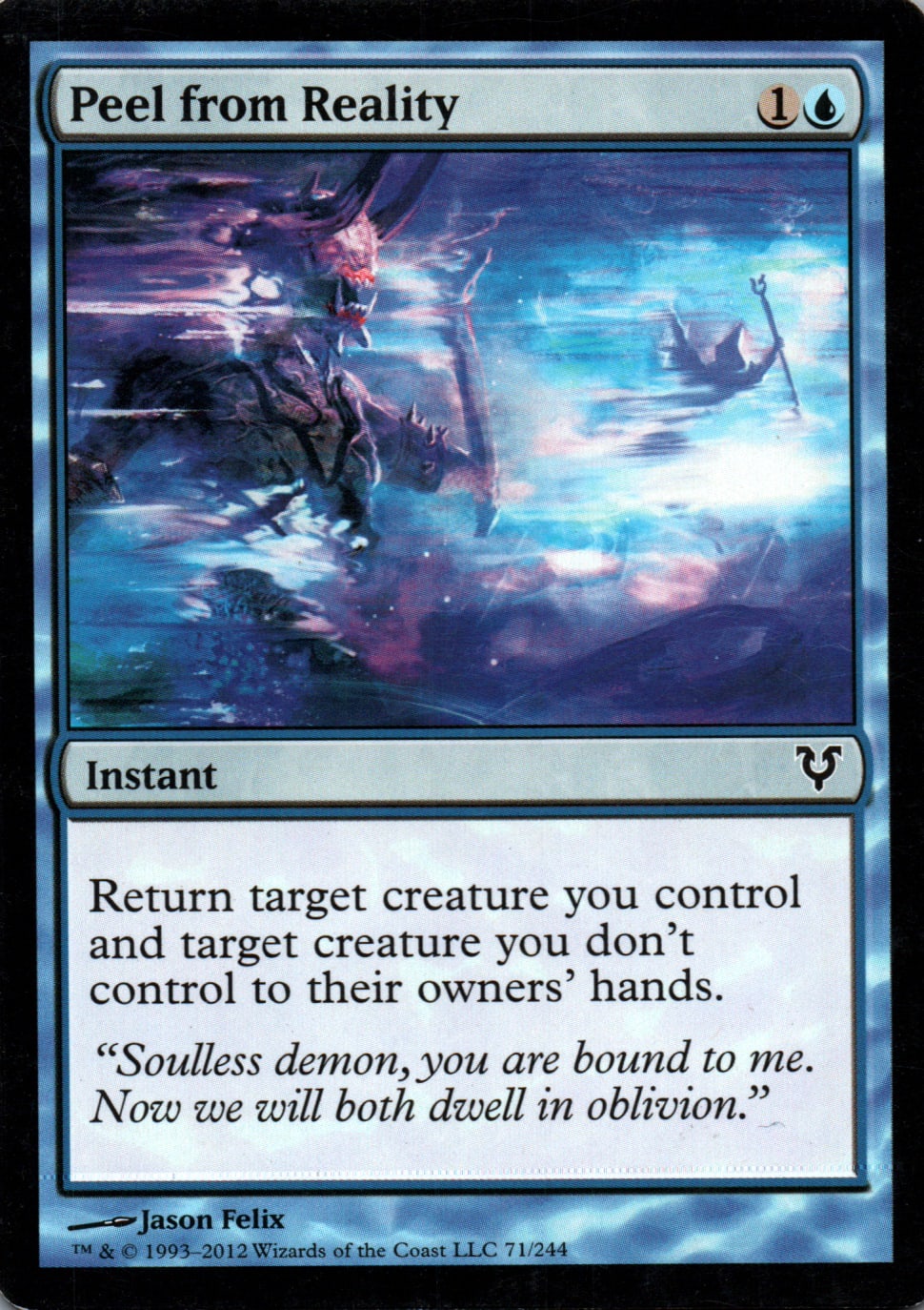 Peel from Reality - Avacyn Restored - 71 - Front