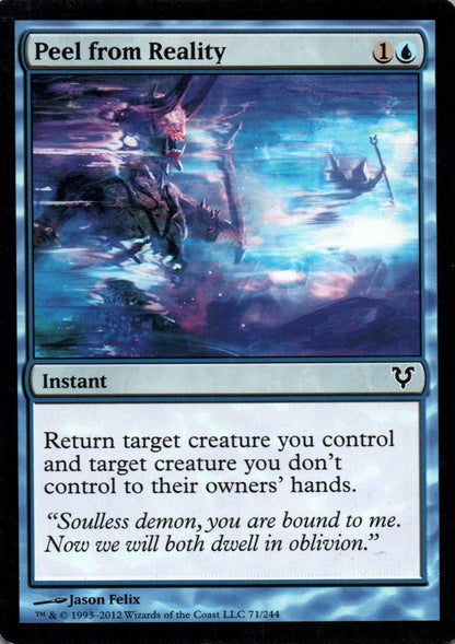 Peel from Reality - Avacyn Restored - 71 - Front