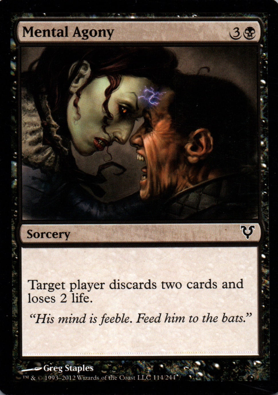 Mental Agony - Avacyn Restored - 114 - Front