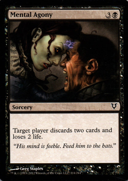 Mental Agony - Avacyn Restored - 114 - Front