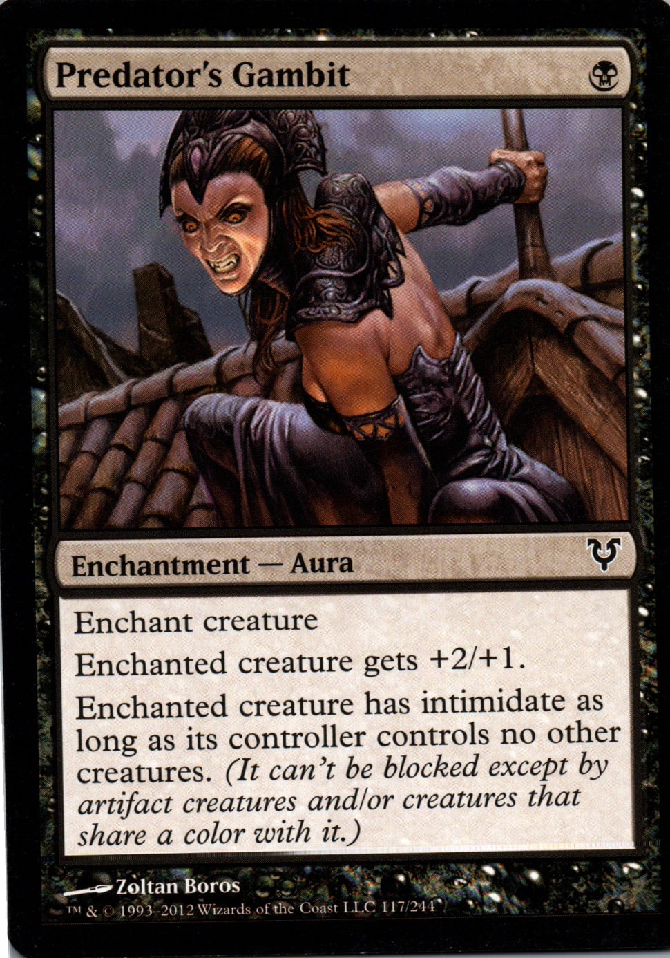 Predator's Gambit - Avacyn Restored - 117 - Front