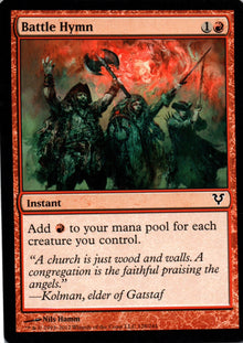 Battle Hymn - Avacyn Restored - 128 - Front
