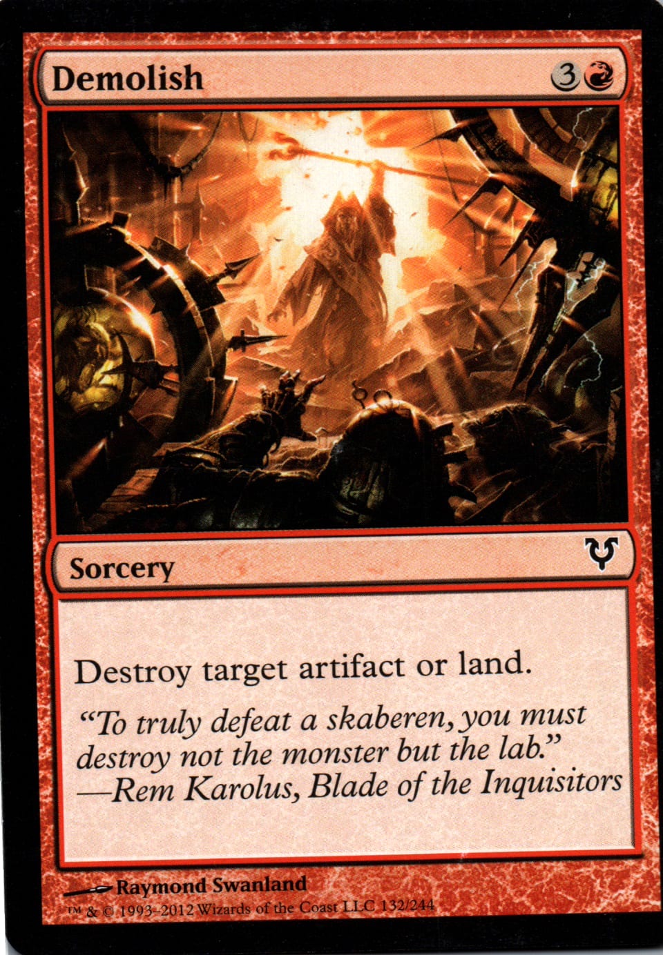 Demolish - Avacyn Restored - 132 - Front