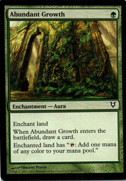 Abundant Growth - Avacyn Restored - 167 - Front