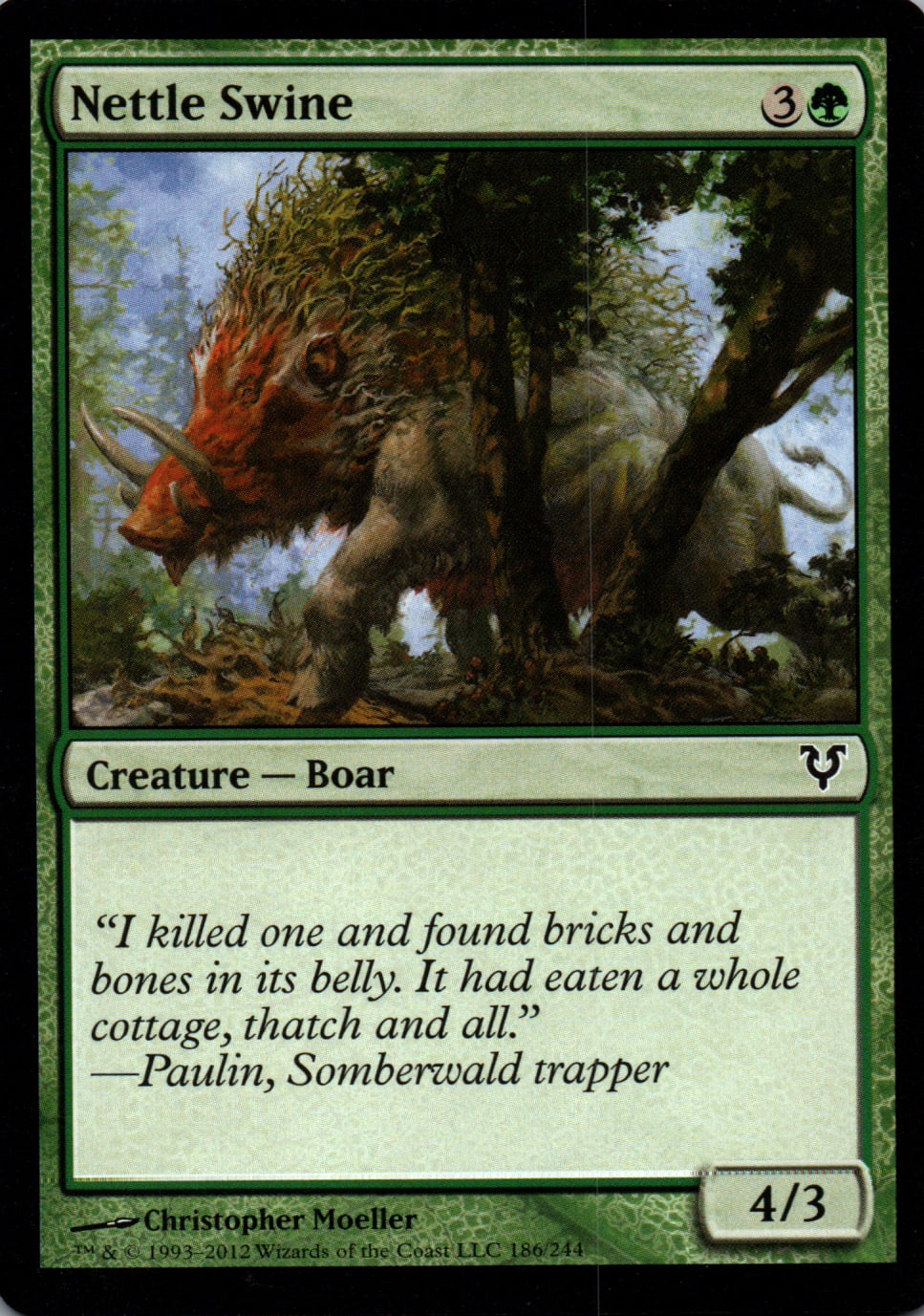 Nettle Swine - Avacyn Restored - 186 - Front