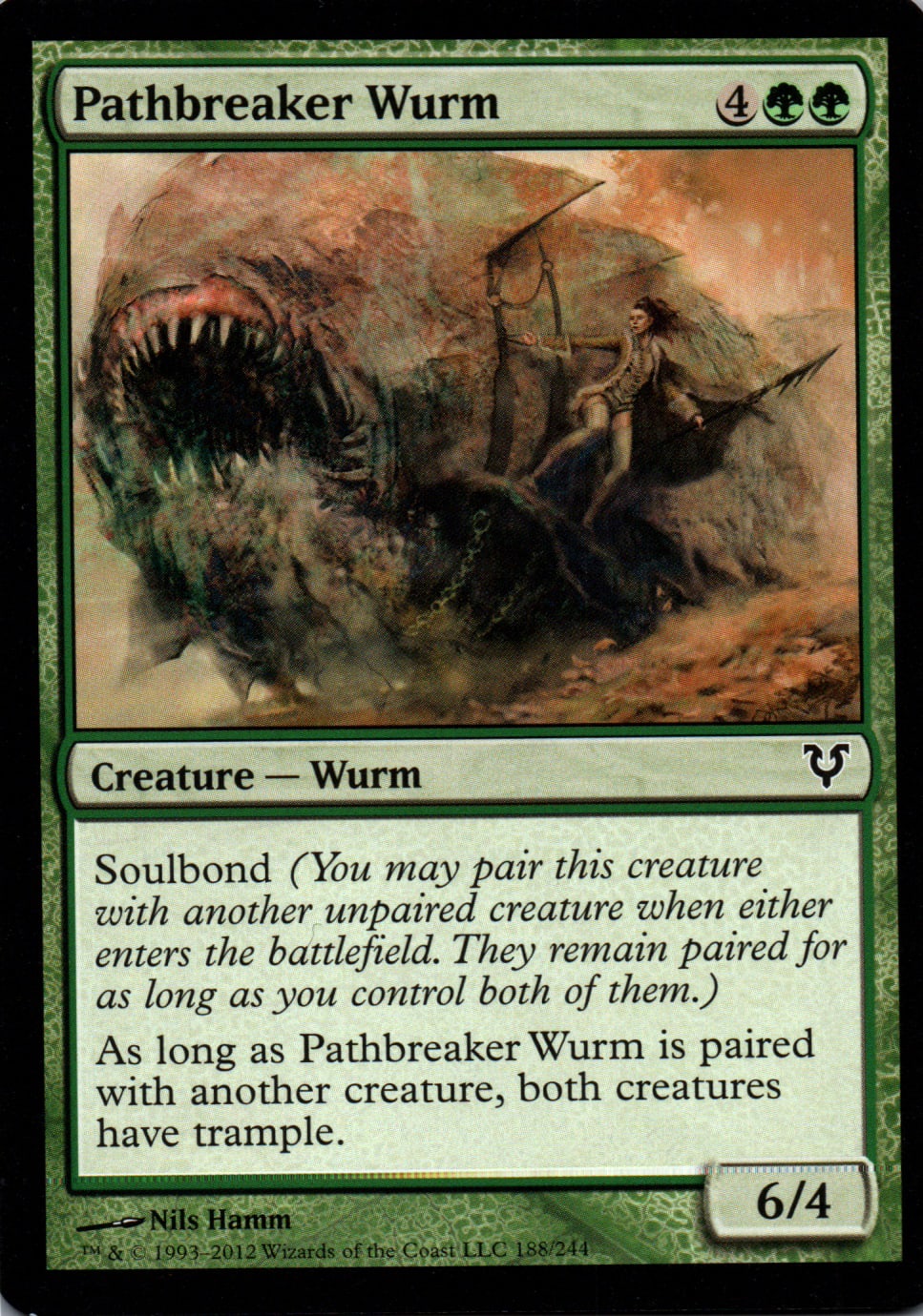 Pathbreaker Wurm - Avacyn Restored - 188 - Front