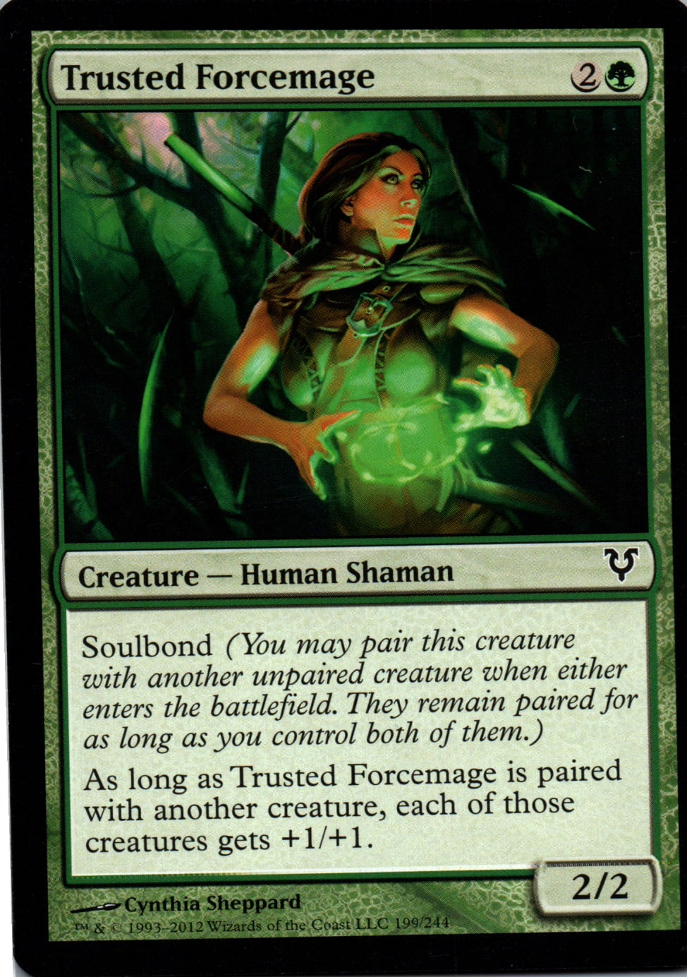 Trusted Forcemage - Avacyn Restored - 199 - Front