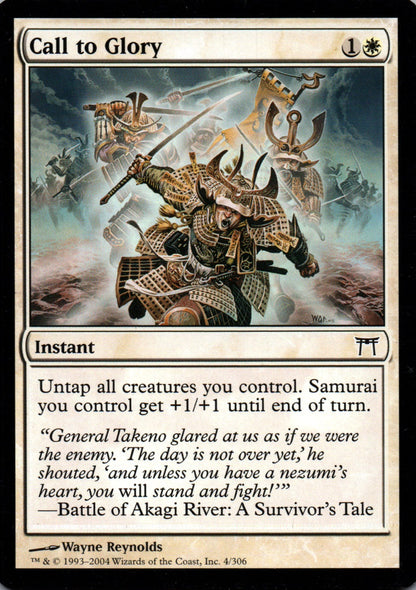 Call to Glory - Champions of Kamigawa - 4 - Front