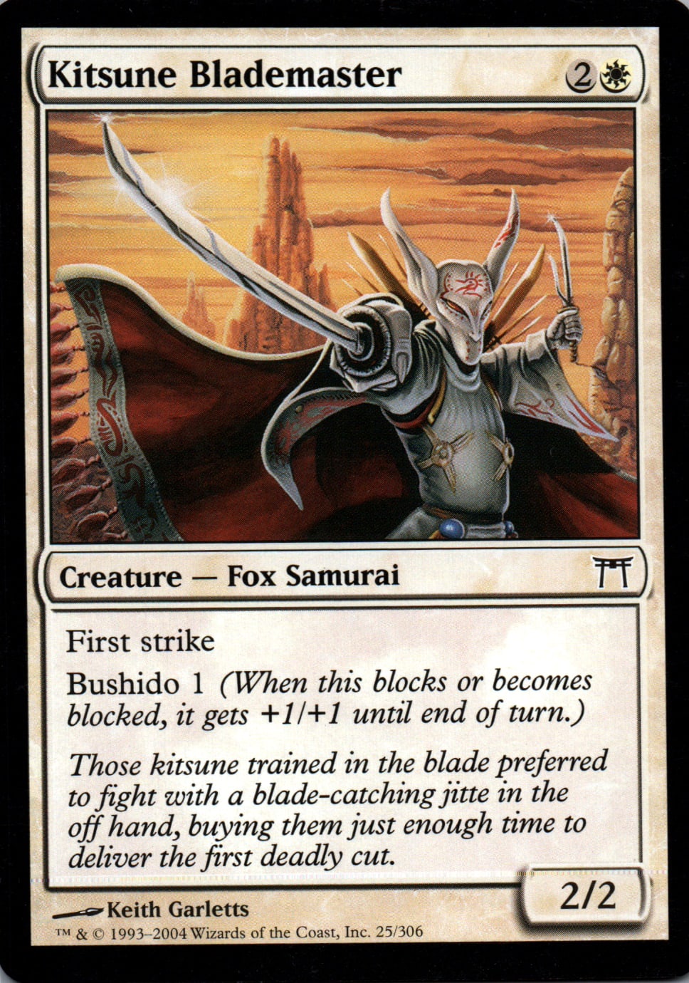 Kitsune Blademaster - Champions of Kamigawa - 25 - Front