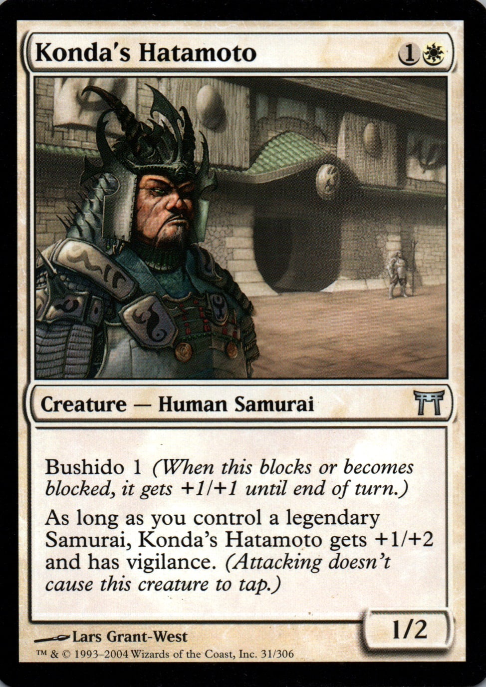 Konda's Hatamoto - Champions of Kamigawa - 31 - Front