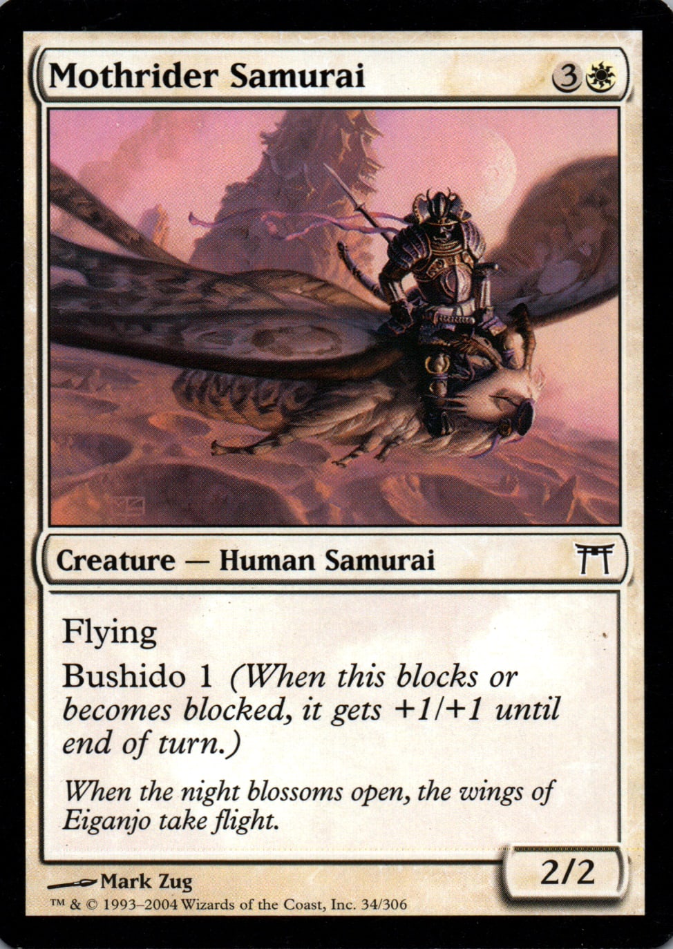 Mothrider Samurai - Champions of Kamigawa - 34 - Front