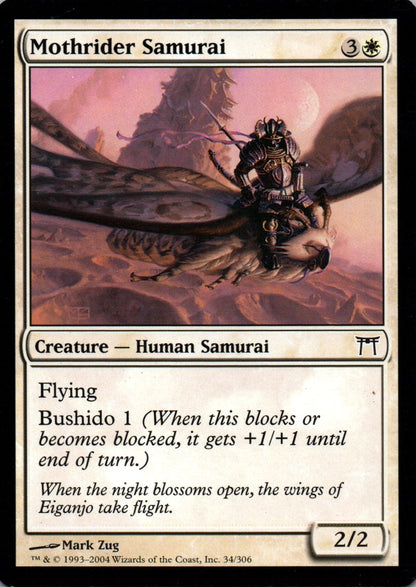 Mothrider Samurai - Champions of Kamigawa - 34 - Front