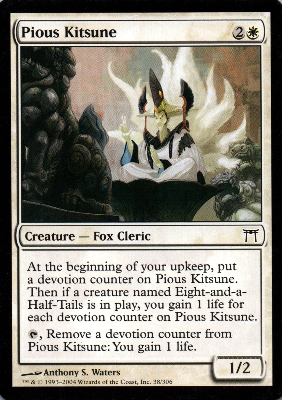 Pious Kitsune - Champions of Kamigawa - 38 - Front