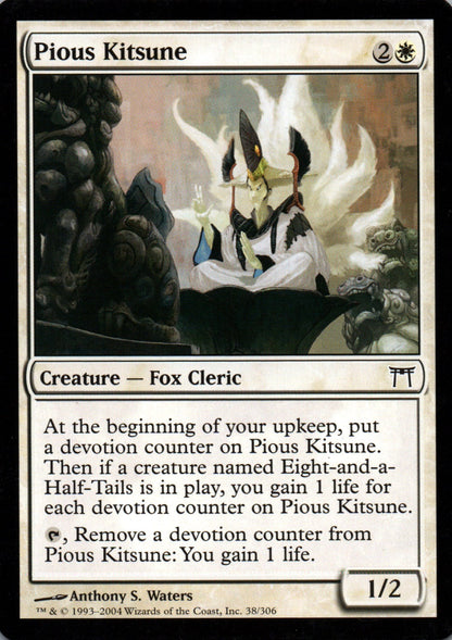 Pious Kitsune - Champions of Kamigawa - 38 - Front