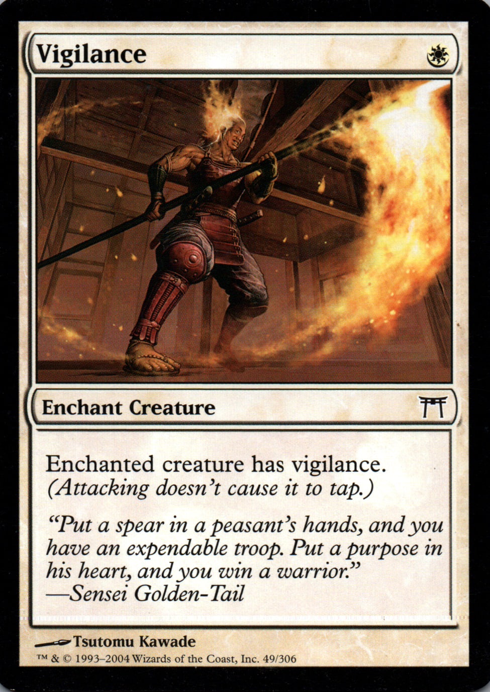 Vigilance - Champions of Kamigawa - 49 - Front