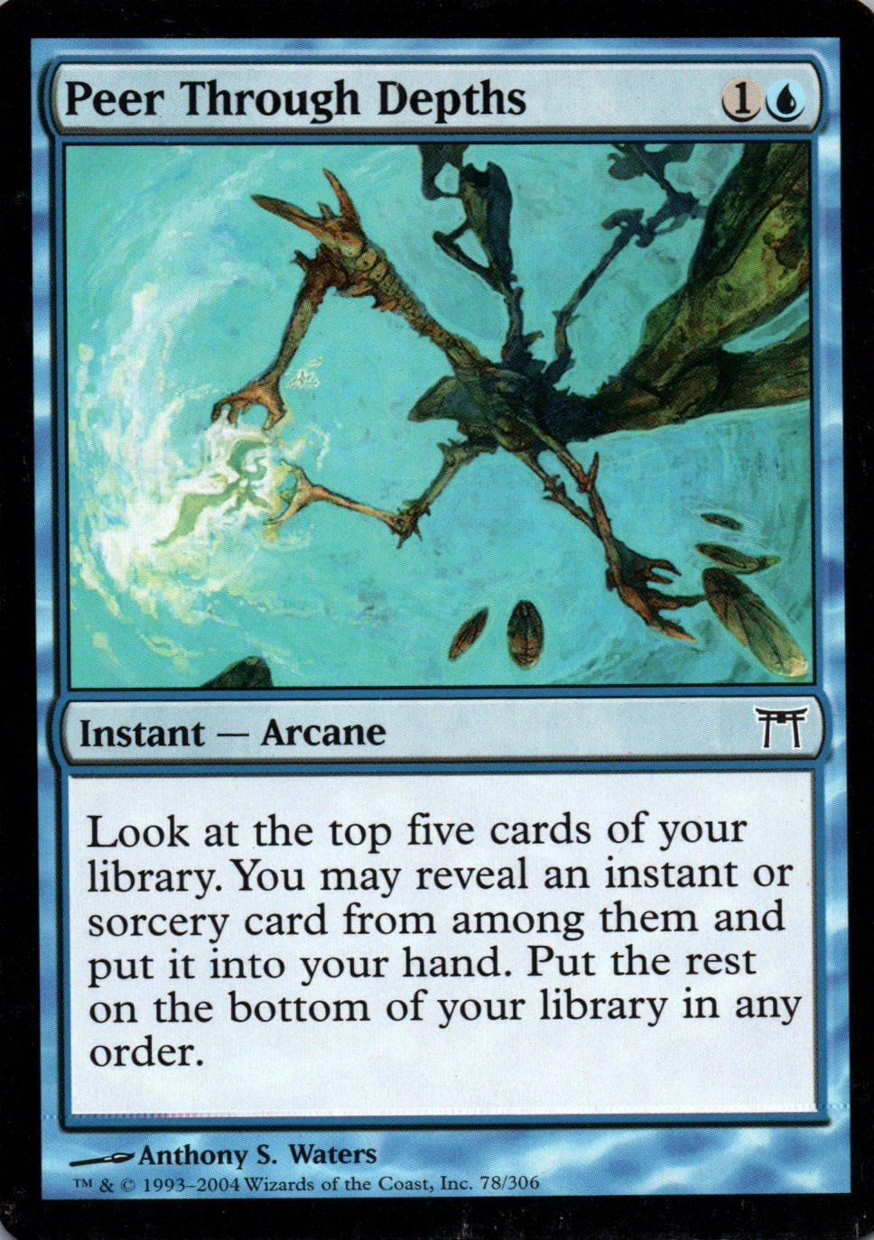 Peer Through Depths - Champions of Kamigawa - 78 - Front