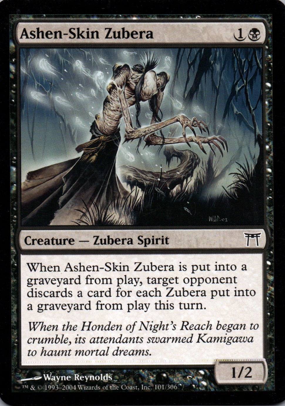 Ashen-Skin Zubera - Champions of Kamigawa - 101 - Front
