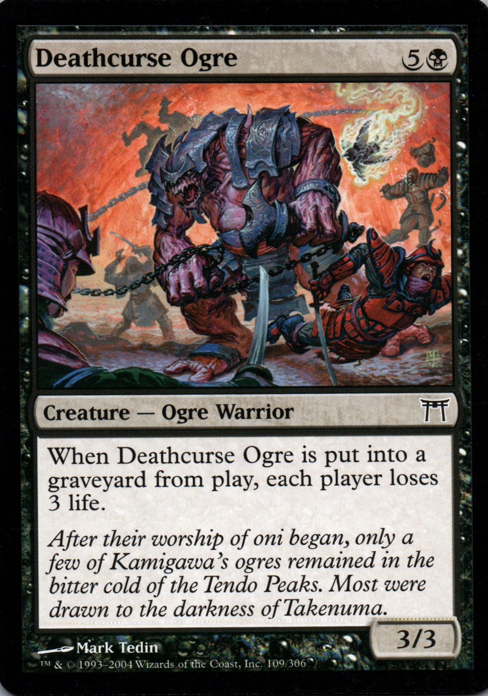 Deathcurse Ogre - Champions of Kamigawa - 109 - Front